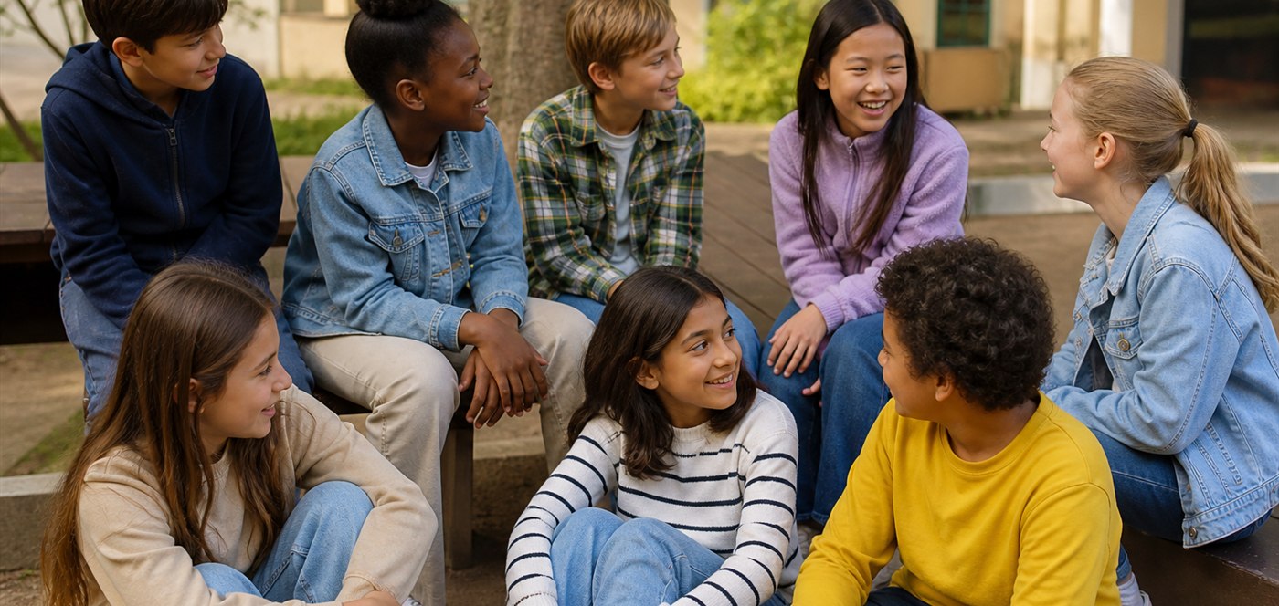 Bambini di diverse provenienze insieme